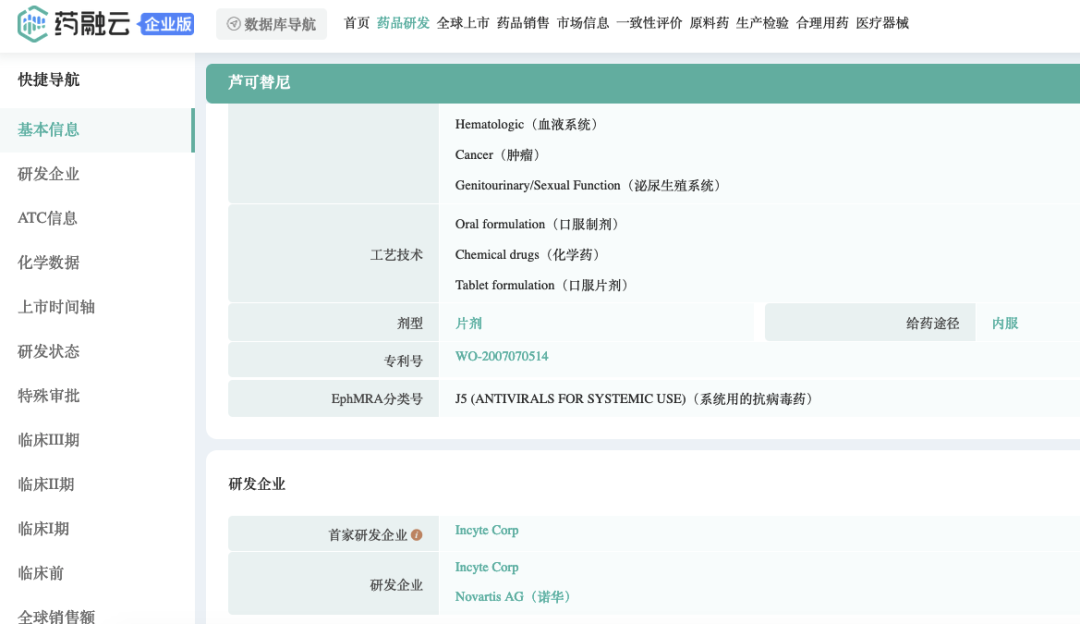 全球制药领域，十大热门被并购工具Incyte：超20年深耕